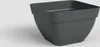 Artevasi Pot de fleurs CAPRI, carré, 37 cm, plastique, gris Voir les images du produit 2