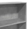 vidaXL Knihovna betonová šedá 60x30x189 cm materiál na bázi Náhled obrázku produktu 7