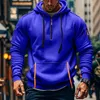 ASKSA Herren Hoodie Basic Jogging Sport Hoodie Kordelzug Produktbild-Vorschau 2