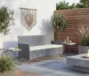 panca da giardino a 3 posti in poly-rattan Halden, panca ~ Anteprima dell’immagine prodotto 5