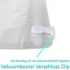 10x sacchetti sottovuoto per alimenti set di sacchetti Anteprima dell’immagine prodotto 3