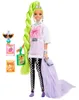 Barbie Extra Puppe mit grünem Haar, Anziehpuppe, Modepuppe Produktbild-Vorschau 16