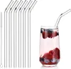 com-four® 6x Glasstrohalme spülmaschinenfest und Produktbild-Vorschau 1