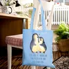 Mr. & Mrs. Panda Shopping Tasche Pinguine Einschlafen - Sky Produktbild-Vorschau 4