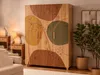 Dmora Guardaroba 3 Ante Nella 48x120 cm Marrone Quercia, Anteprima dell’immagine prodotto 8