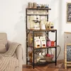 AIORBER kuchyňská police se zásuvkou, 4 police, police na Náhled obrázku produktu 8