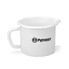 Petromax Emaille Milchtopf weiß 1,0 l Messbecher Küchen Produktbild-Vorschau 1