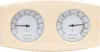vidaXL Set hygrothermographe et sablier de sauna 2 en 1 pin Voir les images du produit 2