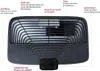 An image of an air purifier with labels pointing to different functions and buttons. Produktbild-Vorschau