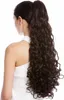 WIG ME UP Zopf Pferdeschwanz Lang Lockig Braun N440-V-6 Produktbild-Vorschau 1