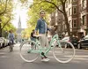 Rower Dallas City 28" 3spd - miętowy z kremem+kosz+wkład Podgląd zdjęcia produktu 2