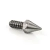 A single metal spike with screw threads on a white background. Produktbild-Vorschau