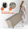 CASARIA® Gartenbox Auflagenbox mit Rollen 420L Stauraum Produktbild-Vorschau 7