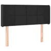 Kopfteil mit Ohren Schwarz 83x16x78/88 cm Samt Produktbild-Vorschau 1