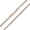 Collier en acier inoxydable, chaîne serpent, 3,2 mm, Voir les images du produit 1