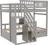 Sweiko Lit superposé en bois massif 90x200 cm, Avec Voir les images du produit 15