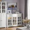 SoBuy FSB77-W Szafka kuchenna Wyspa kuchenna Komoda Kredens Podgląd zdjęcia produktu 10
