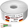 20 m di cavo flessibile in plastica H05VV-F 4G0,75 Bianco Anteprima dell’immagine prodotto 4