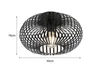 Trio Leuchten Johann Deckenleuchte Ø30cm 60W Schwarz Produktbild-Vorschau 4