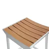 AXI James Barset aus Aluminium mit Holz Look | Bartisch mit Produktbild-Vorschau 7