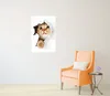 Wallario selbstklebendes Poster - Katze mit Blick nach Produktbild-Vorschau 2