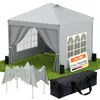 Arvioo Pavillon 3x3m mit Seitenwänden, Pop Up Faltpavillon Produktbild-Vorschau 1