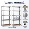IvoQ Regały magazynowe zestaw 2 szt. – 180 x 90 x 40 cm – Podgląd zdjęcia produktu 5