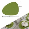 Filz Platzsets Oval, Platzdeckchen abwaschbar, Produktbild-Vorschau 3