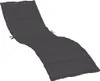vidaXL Cuscino lettino melange antracite 200x50x4 cm Anteprima dell’immagine prodotto 1