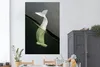 MuchoWow® Poster Delfin - Wasser - Weiß 120x180 cm - Produktbild-Vorschau 2
