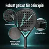 WINPADL Padel Schläger aus 100% Carbon, raue Schlagfläche & Produktbild-Vorschau 2