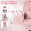 HOFFREE Ergonomiczne krzesło biurowe na kółkach, z szerokim Podgląd zdjęcia produktu 5