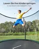 SONGMICS Trampolin Ø 305 cm mit Leiter + Netz + Stangen + Produktbild-Vorschau 4
