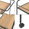 A collage of four close-up images showing details of a serving cart. Anteprima dell’immagine prodotto
