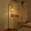 Lampa podłogowa z drewna z beżowym kloszem z juty „SALVIA” Podgląd zdjęcia produktu 5