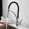 WYCTIN  Küchenarmatur Wasserhahn Schwarz 360° drehbar Küche Produktbild-Vorschau 5