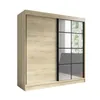 Taviro 200 cm Sonoma, 2-türiger Kleiderschrank mit Spiegel, Produktbild-Vorschau 1