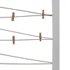 A close-up view of a photo holder with clotheslines and clothespins against a white background. Náhled obrázku produktu