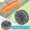 3Pcs Rasentrimmer Ersatzfadenspule mit Spulenabdeckung für Produktbild-Vorschau 3