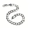 Armband 925/- Silber Panzerkette Glanz Kettenglieder 7mm Produktbild-Vorschau 3