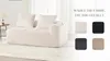 Cord 2-Sitzer Sofa ohne Montage Couch mit Kissen Zweisitzer Produktbild-Vorschau 11