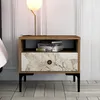Skye Decor, Lizbon 531 - Walnut, White, Nachttisch, Produktbild-Vorschau 2