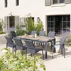 Ausziehbarer gartentisch "evasion" holzeffekt honey & Produktbild-Vorschau 6