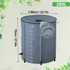 XMTECH Regentonne Regenwassertonne 200L Faltbare Regentank Produktbild-Vorschau 2
