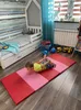 PLUFSIG Rot-rosa faltbare Gymnastikmatte, 78x185 cm IKEA Produktbild-Vorschau 4