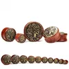 Flesh Tunnel Holz Totenkopf Frau Skelett Wood 12-30 mm Ear Produktbild-Vorschau 2