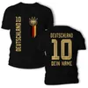 Deutschland Fußball Fan Shirt Herren Damen personalisierbar Produktbild-Vorschau 1