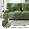 Chenille-Cloud-Sofa L-Form, modulares Schlafsofa mit Produktbild-Vorschau 13