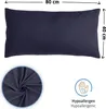 Komfortec Premium Kissenbezüge 2er Set 40x80 cm mit Produktbild-Vorschau 2