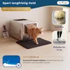 Katzenklo Edelstahl XXL mit Deckel – Katzentoilette Produktbild-Vorschau 4
